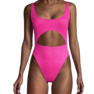 Pre-loved BCBGeneration one piece swimsuit in SEXY passion pink size M!